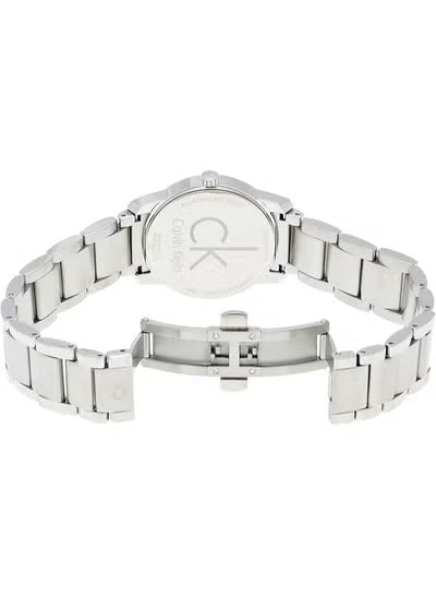 Calvin Klein Women’s Watch K2G23126 – City Lady Silver Dial with Stainless Steel Strap