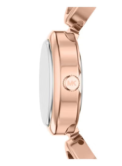 Michael Kors MK4981 Maude Rose Gold Women’s Watch – Elegant Oval Quartz Dress Watch