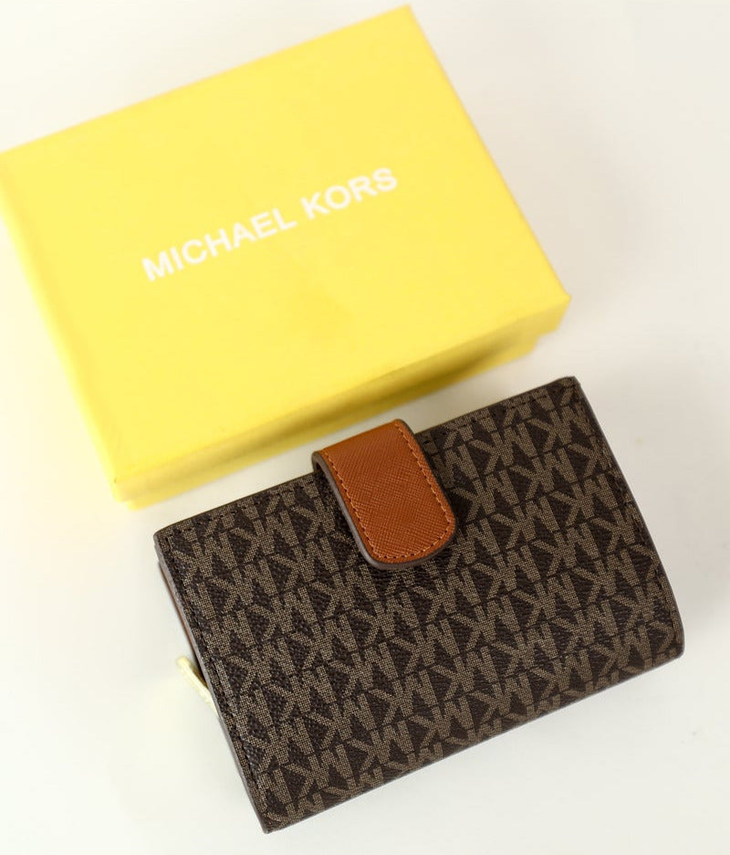Mk Brown Wallet For Women #5