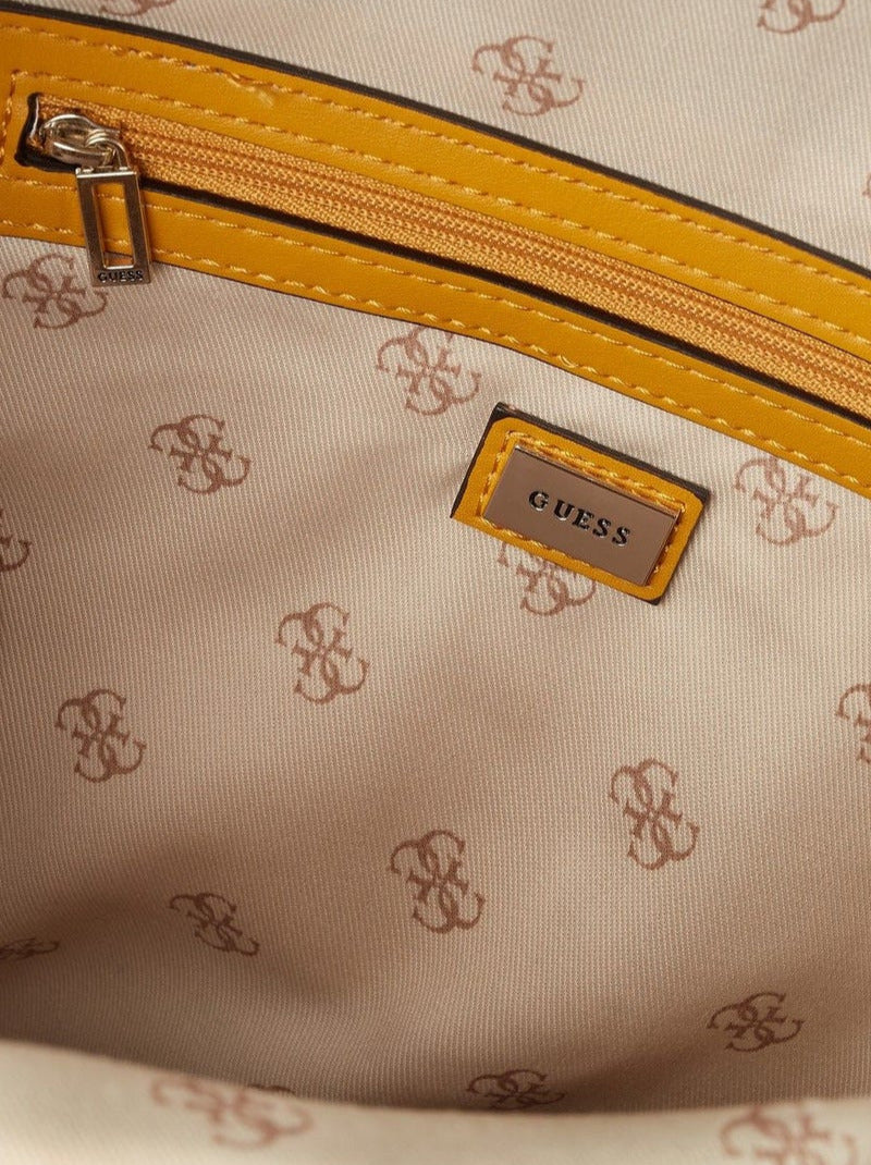 GU Brown Monogram Backpack For Women #133