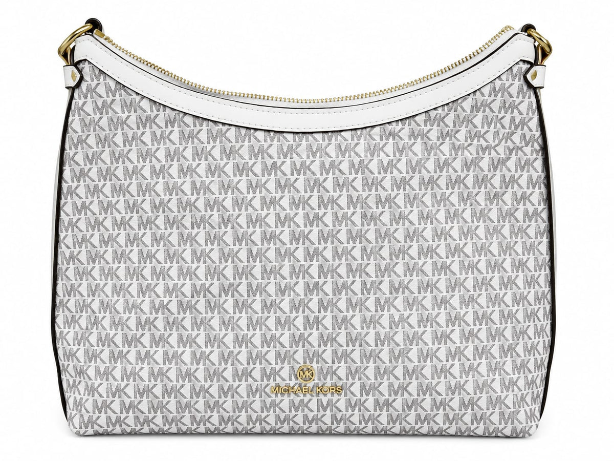 Michael Kors Signature Logo Shoulder Bag Beige#0065