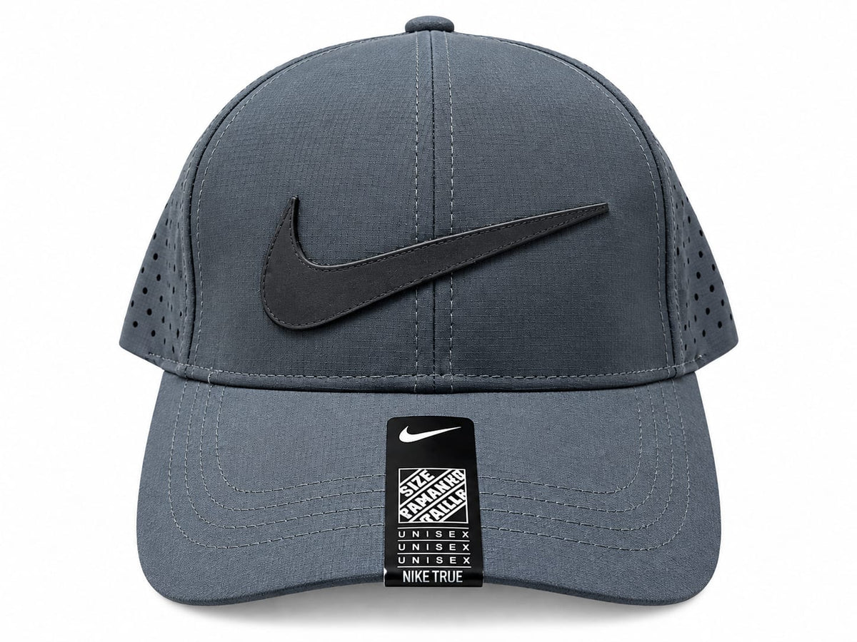 Nike Unisex Perforated Performance Baseball Cap - Charcoal#7