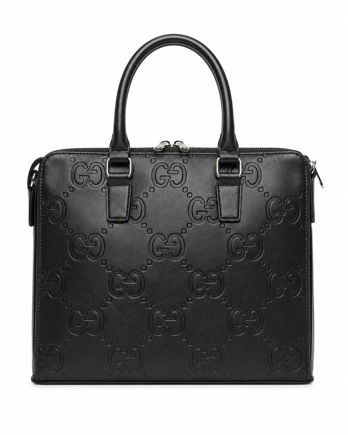 Gucci Luxury Leather Laptop Bag – Premium Business Briefcase – Black#12