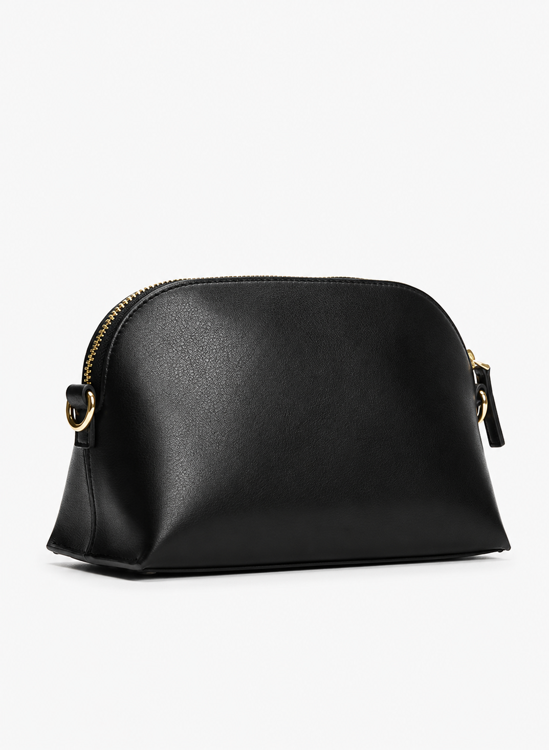 Tommy Hilfiger Women's Half-Moon Crossbody Bag – Black with Signature Stripe & Adjustable Shoulder Strap#05