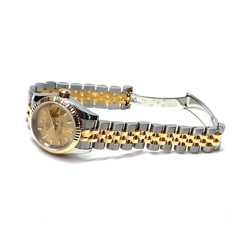 Rolex Lady-Datejust 26mm Gold and Silver Women's Watch – Reference 179173-Rolex-W-S-01