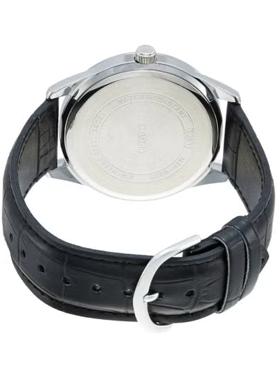 CASIO MTP-V005L-1BUDF Men’s Watch – Classic Analog with Leather Band