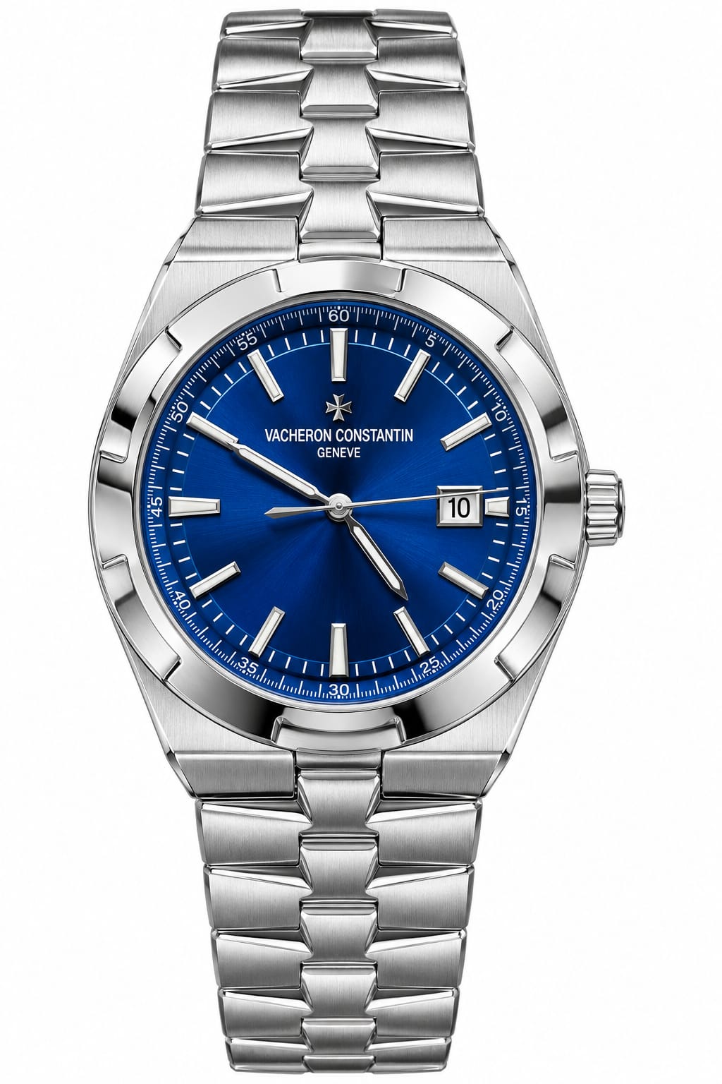 Vacheron Constantin Overseas Self-Winding Automatic Watch – Blue Dial, Stainless Steel Case and Bracelet
