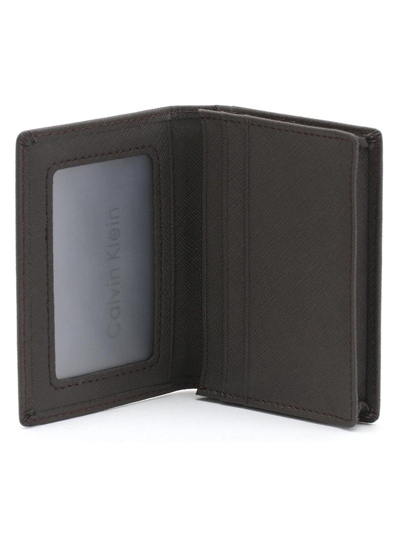 CK Brown Wallet-Keychain-Card Holder Set For Men #6