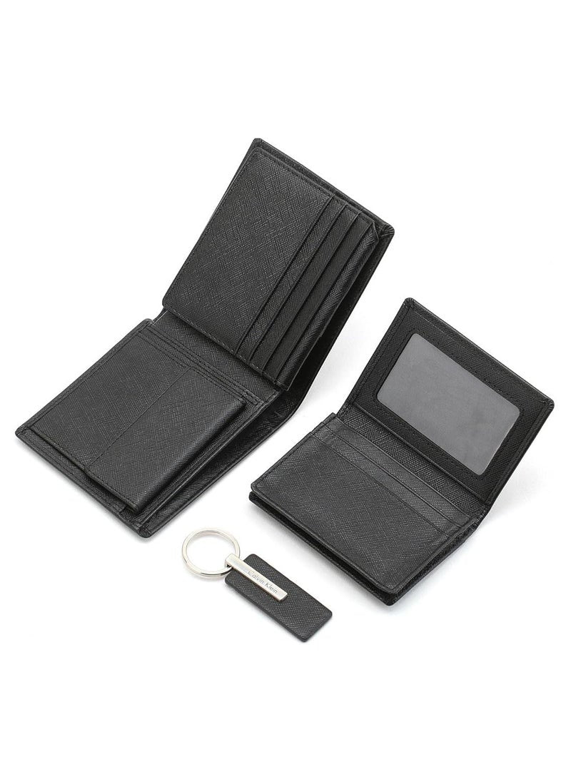 CK Black Wallet-Keychain-Card Holder Set For Men #5