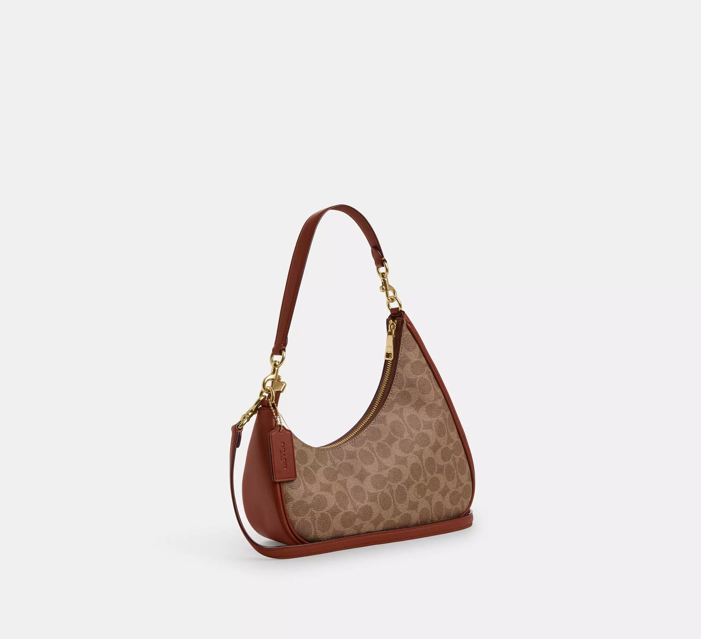 Twisted Teri Shoulder Bag in Signature Canvas – Versatile Shoulder & Crossbody Bag #46