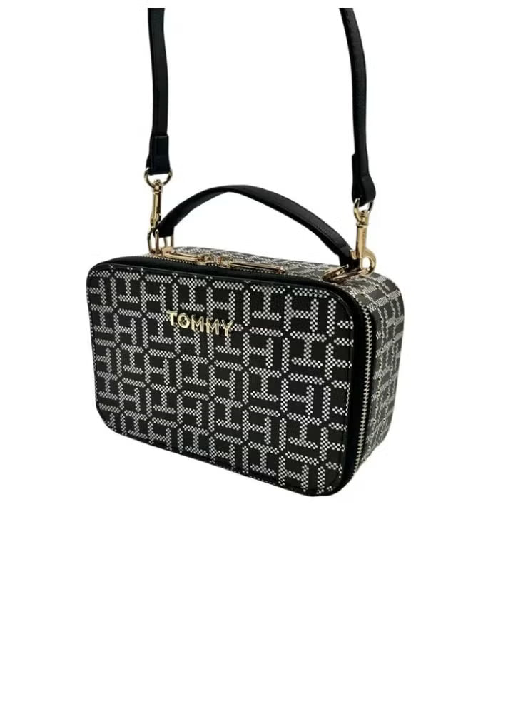 Tommy Hilfiger Monogram Vanity Crossbody Bag ✨#0081