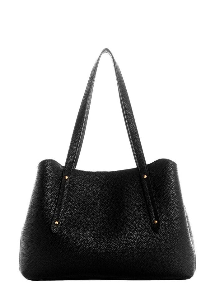 GU Black Leather Bag For Women 128#
