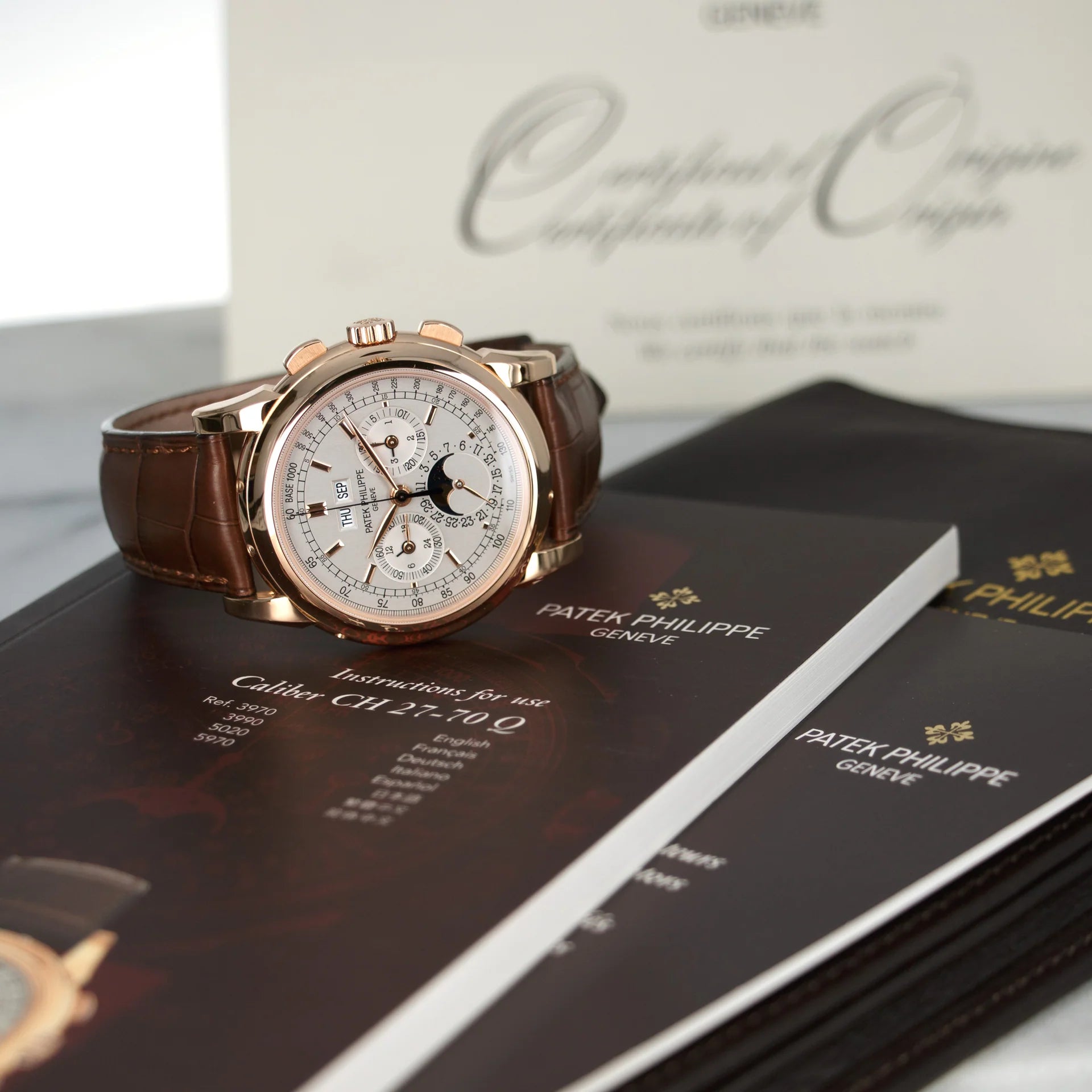 Patek Philippe Grand Complications 5270P-014 Perpetual Platinum White Dial