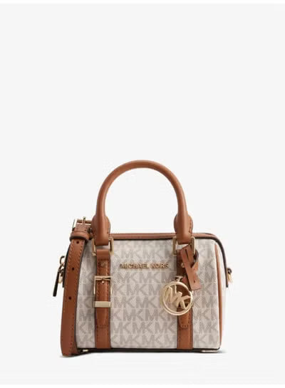 Michael Kors Bedford Legacy Extra-Small Logo Duffle Crossbody Bag with Leather Trim#27