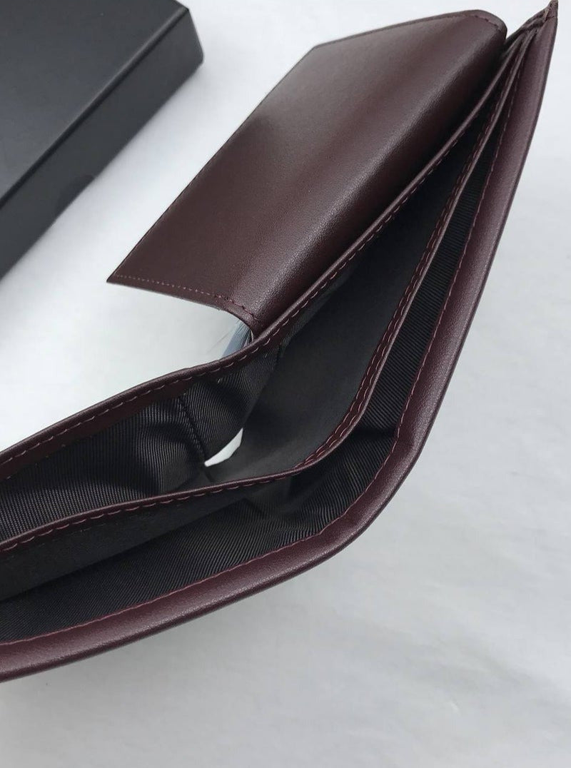 GU Brown Leather Wallet For Men #2