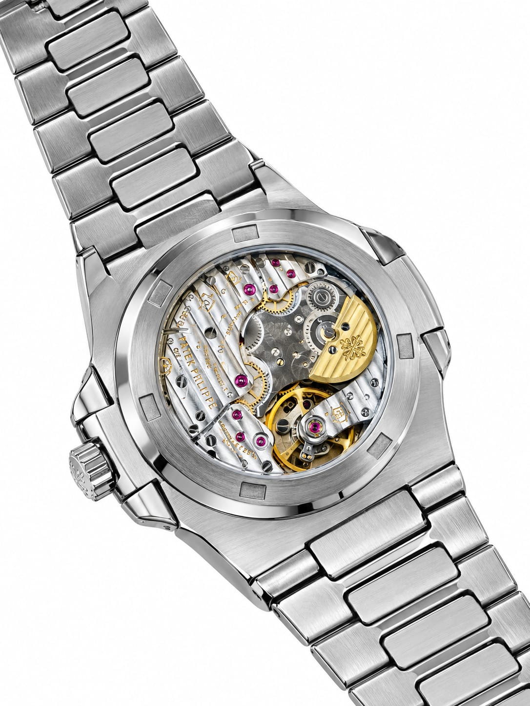 Patek Philippe Men's Stainless Steel Watch with Turquoise Dial, Multifunction Display and Date Calendar