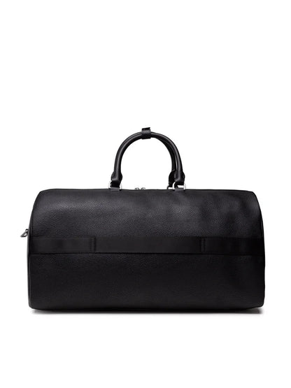 TH Black Leather Duffle Bag For Men 36#