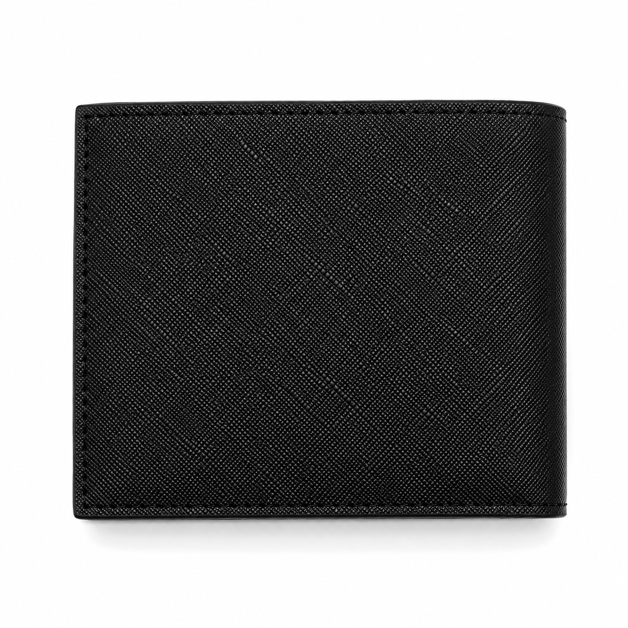 LACOSTE Men's Premium Leather Gift Set – Black Wallet, Card Holder & Keychain#01