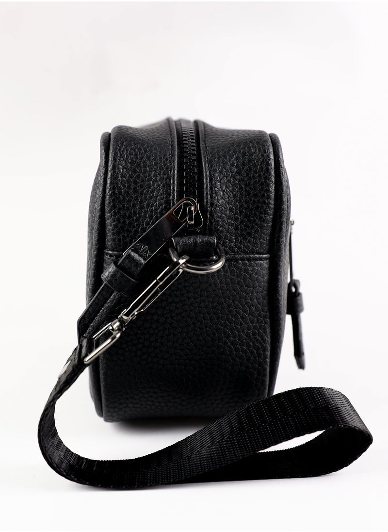 Armani Exchange Black Leather Bag 117#