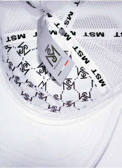 Monastery Couture Men's Cap with Logo Patch Detail