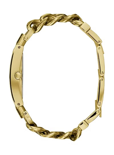 Guess W0072L1 Women’s Watch – Gold-Tone Stainless Steel Bracelet & Crystal-Accented Dial | 28mm Rectangle Quartz Elegant Timepiece