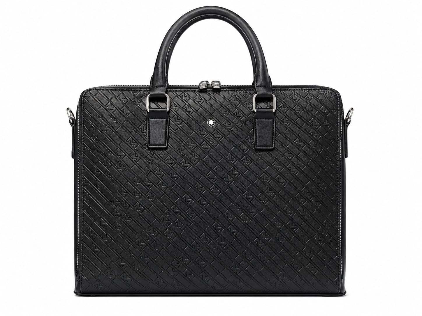 Montblanc Luxury Leather Laptop Bag – Premium Business Briefcase – Black#11