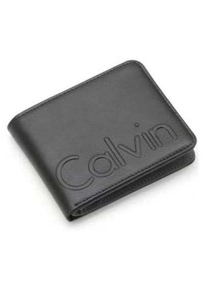 CK Black Leather Wallet-Belt Set For Men 16#