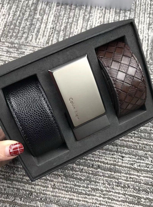 CK Leather Belt Set For Men 5#