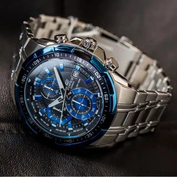 Casio Edifice Men’s Chronograph Watch EFR-539D-1A2VUEF – Black Dial Stainless Steel Sport Watch