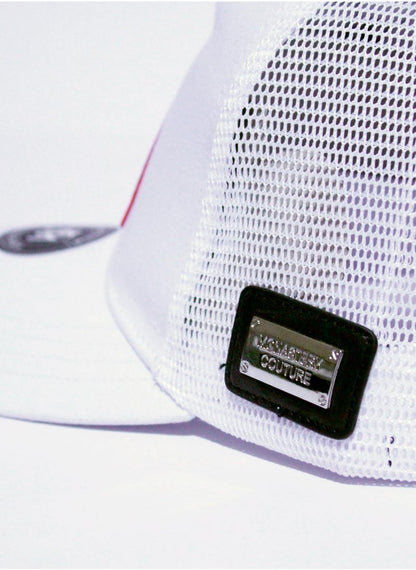 Monastery Couture Men's Cap with Logo Patch Detail