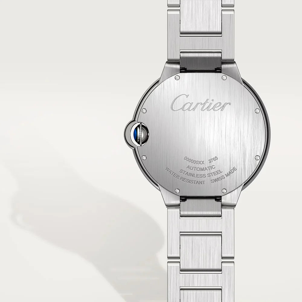 Cartier Ballon Bleu 33 mm – Blue Silvered Dial & Stainless Steel Bracelet