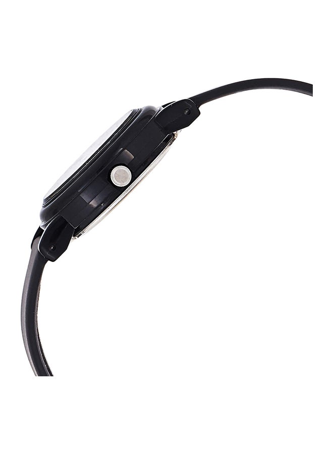 Resin Analog Wrist Watch LQ-139AMV-7B3LDF - 25 mm - Black