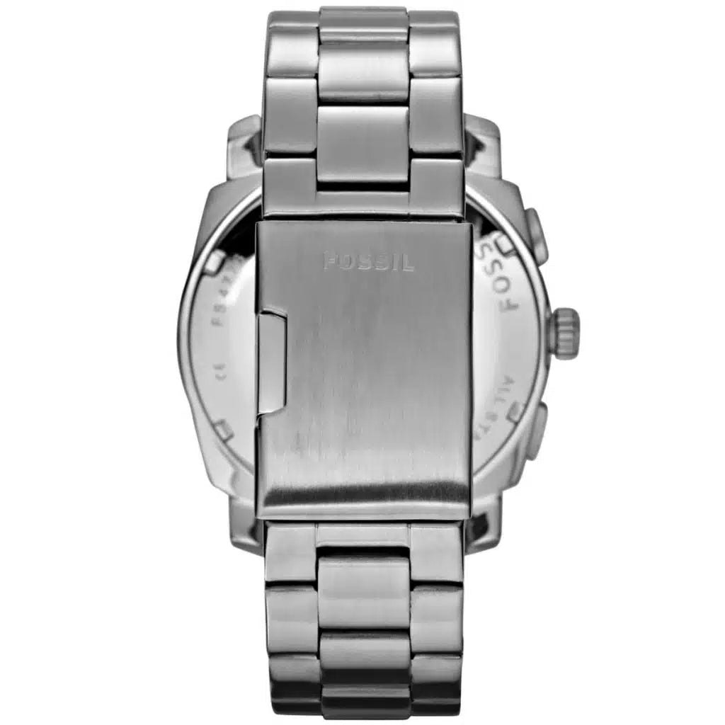 Men’s Stainless Steel Watch – Fossil Machine FS4776 | 45mm Black Dial
