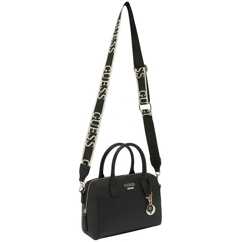 Guess Black Women Crossbody Handbag SF943608 – Elegant Compact Leather Bag#023