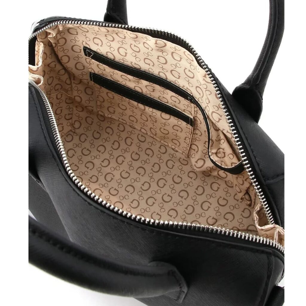 Guess Black Women Crossbody Handbag SF943608 – Elegant Compact Leather Bag#023