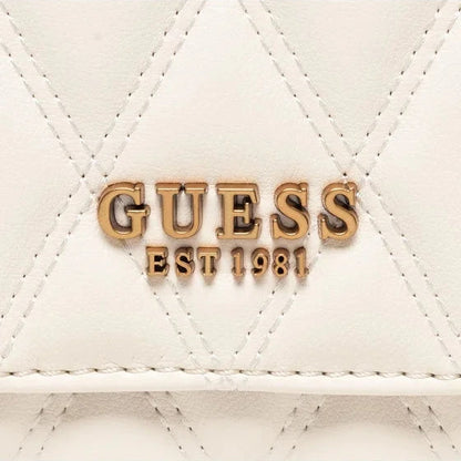Guess Off White Quilted Bag For Women 26#