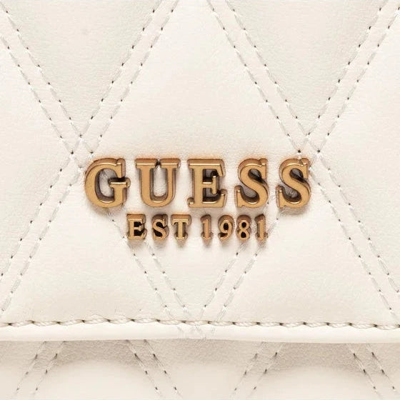 Guess Off White Quilted Bag For Women #135