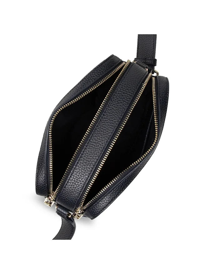 Tommy Hilfiger Women's TH Essence Textured Camera Crossbody Bag - Black #0079