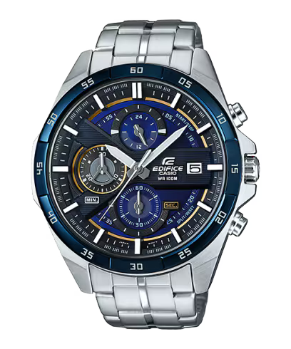 Casio Edifice Men’s Watch – Model EFR-556DB-2AV | Precision Chronograph in Blue & Silver