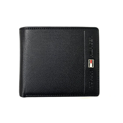 TH Black Leather Wallet For Men 36#