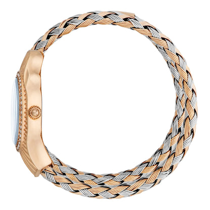 Just Cavalli Signature Snake Twined Two-Tones RG Blue Women's Watch (Model JC1L305M0065)