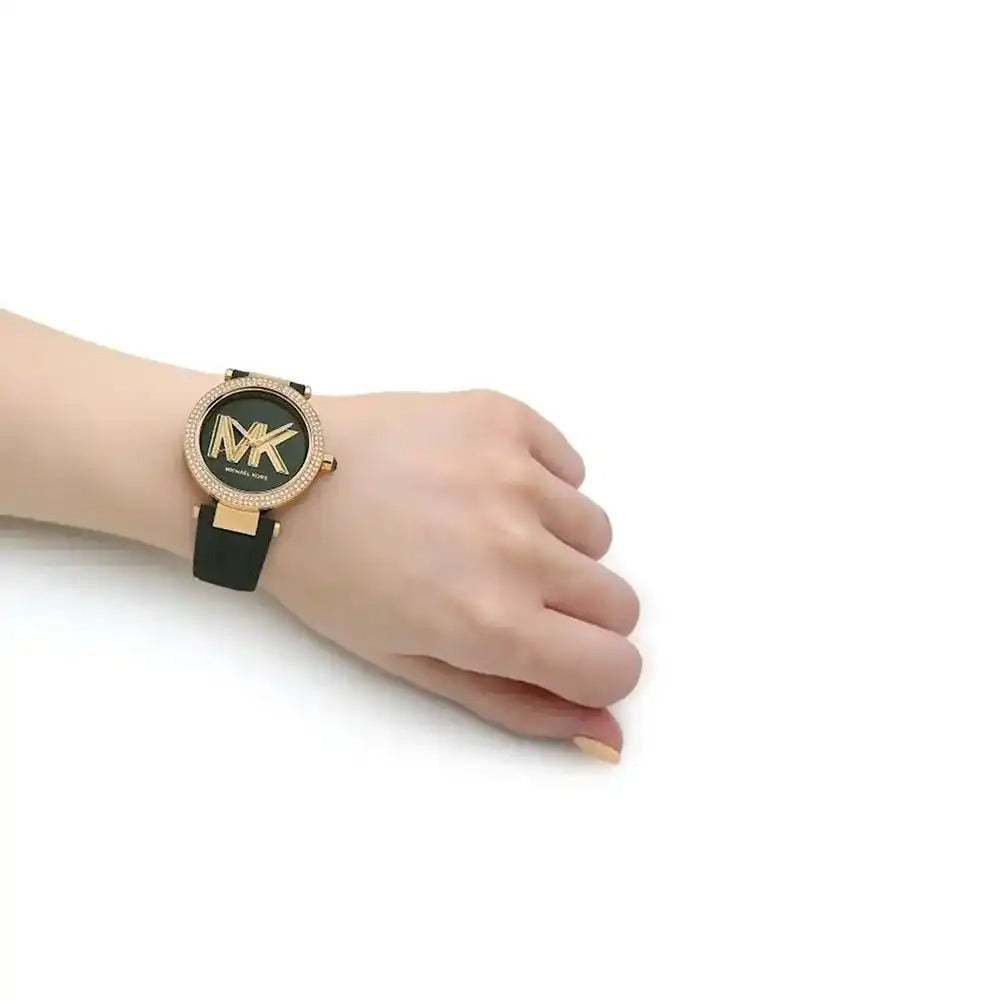Michael Kors Parker Women’s Watch – Green Dial & Green Leather Strap Model MK4724