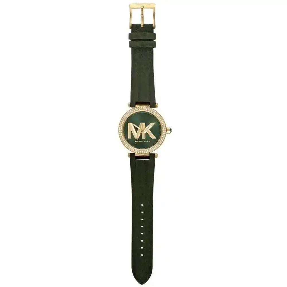 Michael Kors Parker Women’s Watch – Green Dial & Green Leather Strap Model MK4724