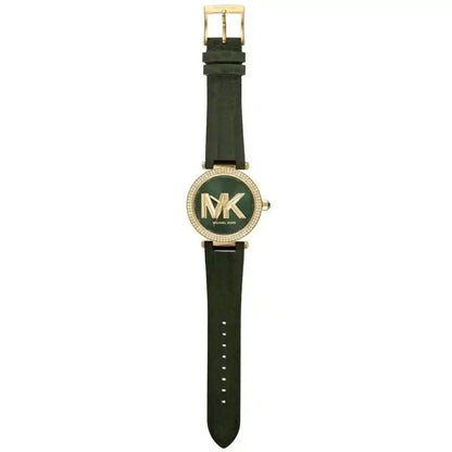Michael Kors Parker Women’s Watch – Green Dial & Green Leather Strap Model MK4724