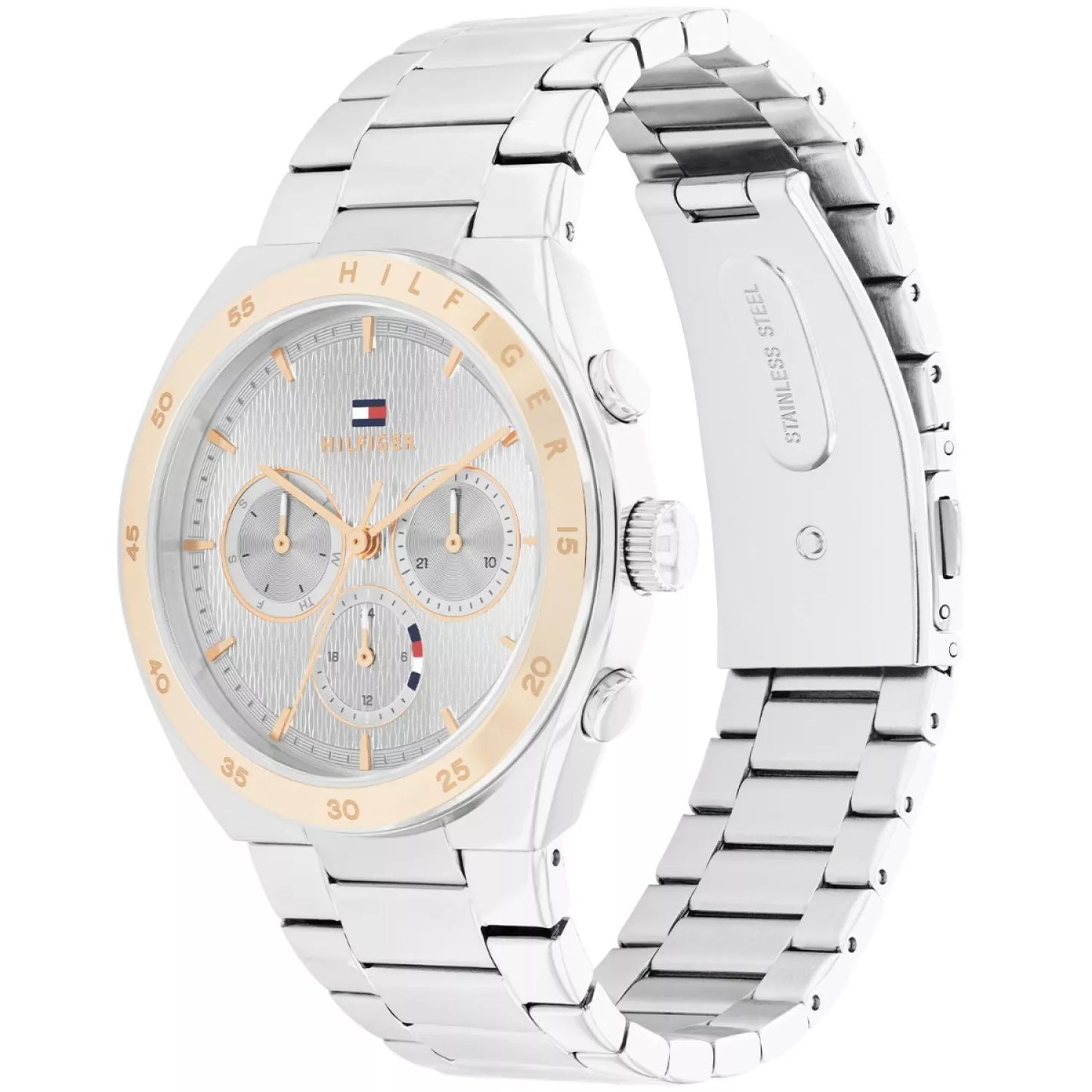 Tommy Hilfiger Women's Watch – White Dial with Silver Bracelet (Model 1782574)