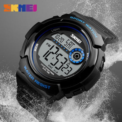SKMEI 1367 Men's Sports Digital Watch – Blue