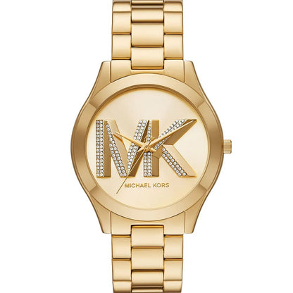 Michael Kors Slim Runway Women’s Watch – Gold-Tone Stainless Steel (Model MK4732)