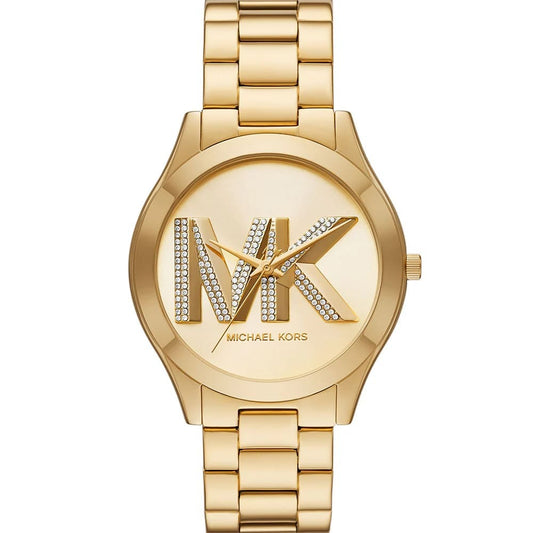 Michael Kors Slim Runway Women’s Watch – Gold-Tone Stainless Steel (Model MK4732)