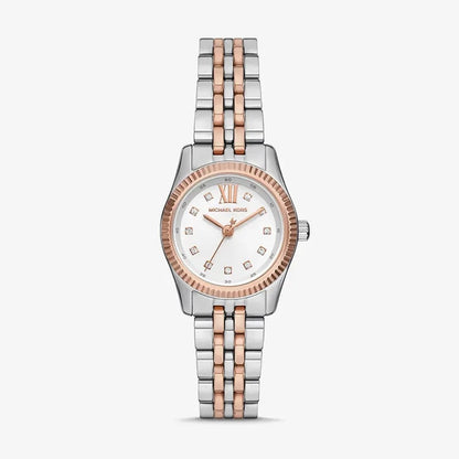 Michael Kors Lexington Women’s Watch – Two-Tone Silver & Rose Gold Stainless Steel