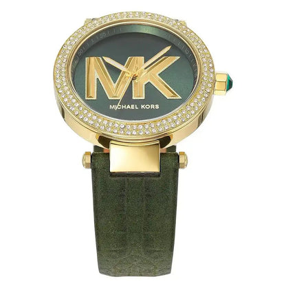 Michael Kors Parker Women’s Watch – Green Dial & Green Leather Strap Model MK4724